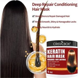 Keratin Hair Mask,Keratin Hair Treatment 5 oz Hair Mask for Dry Damaged Hair New